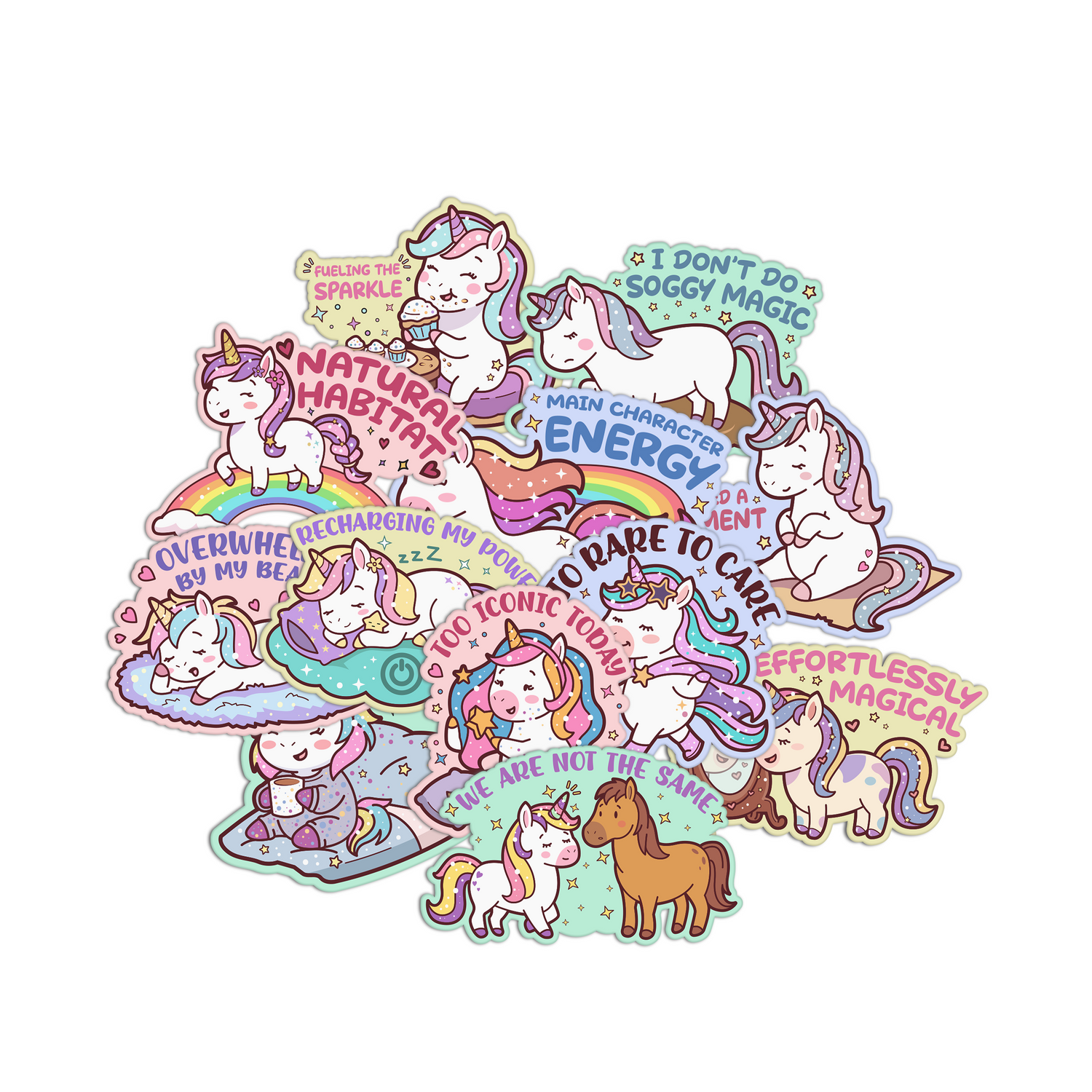 Rainbow Unicorn Stickers