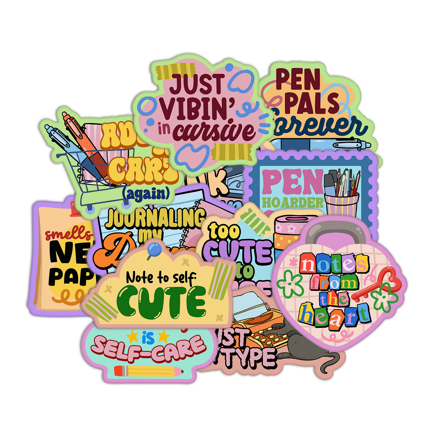 Stationery Lovers Stickers