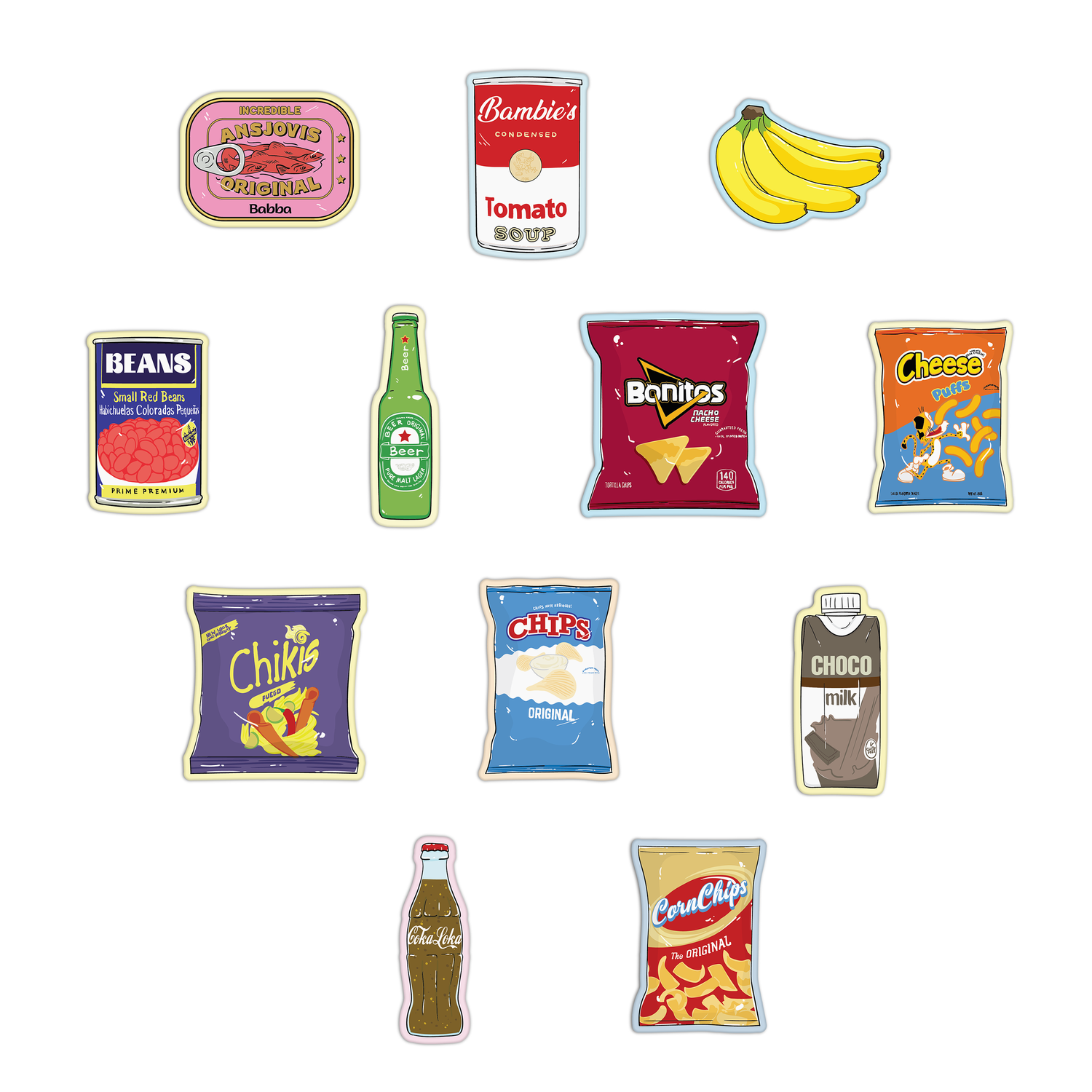 Supermarket Stickers