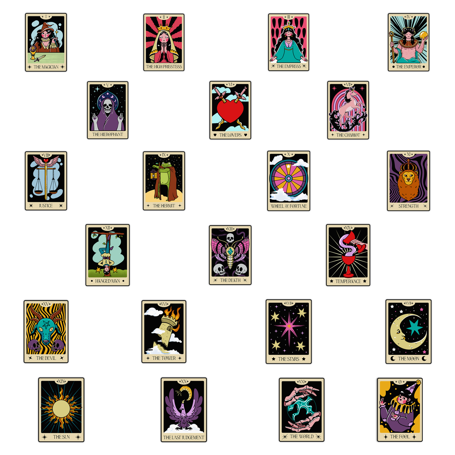 Tarot Stickers Collection
