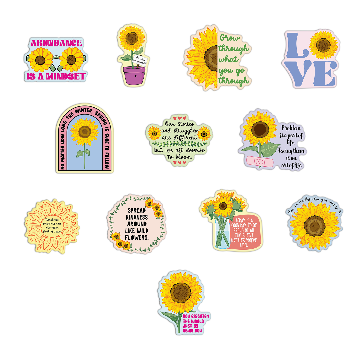 Sunflower Sticker