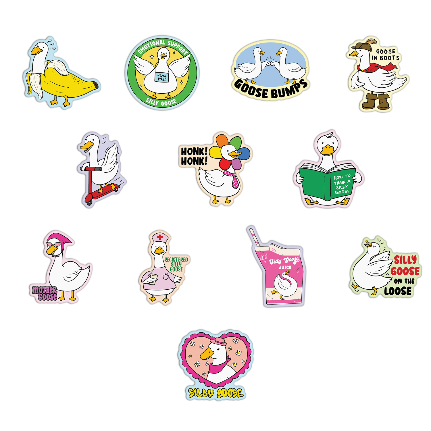Silly Goose Stickers
