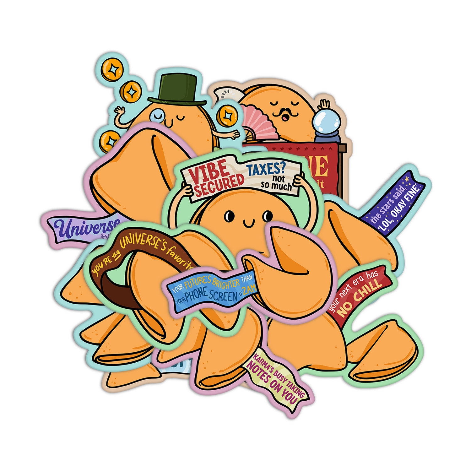 Fortune Cookie Stickers