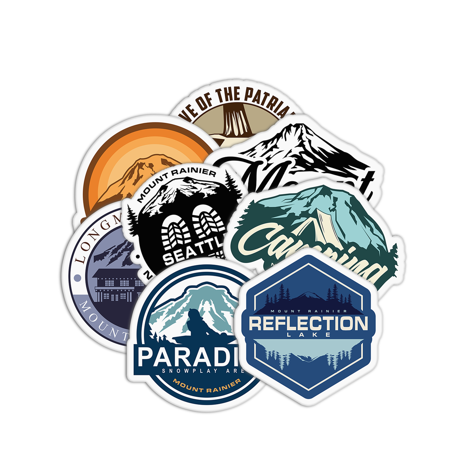 Travel Series Seattle Stickers