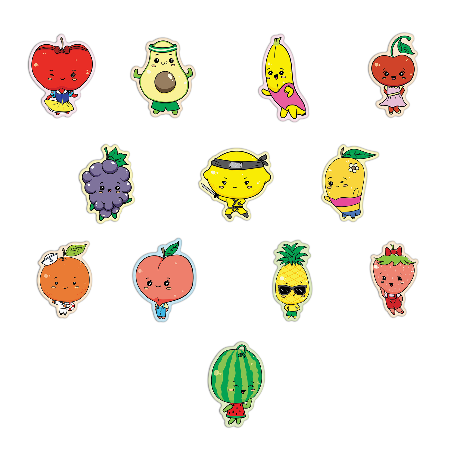 Cute Fruit Stickers