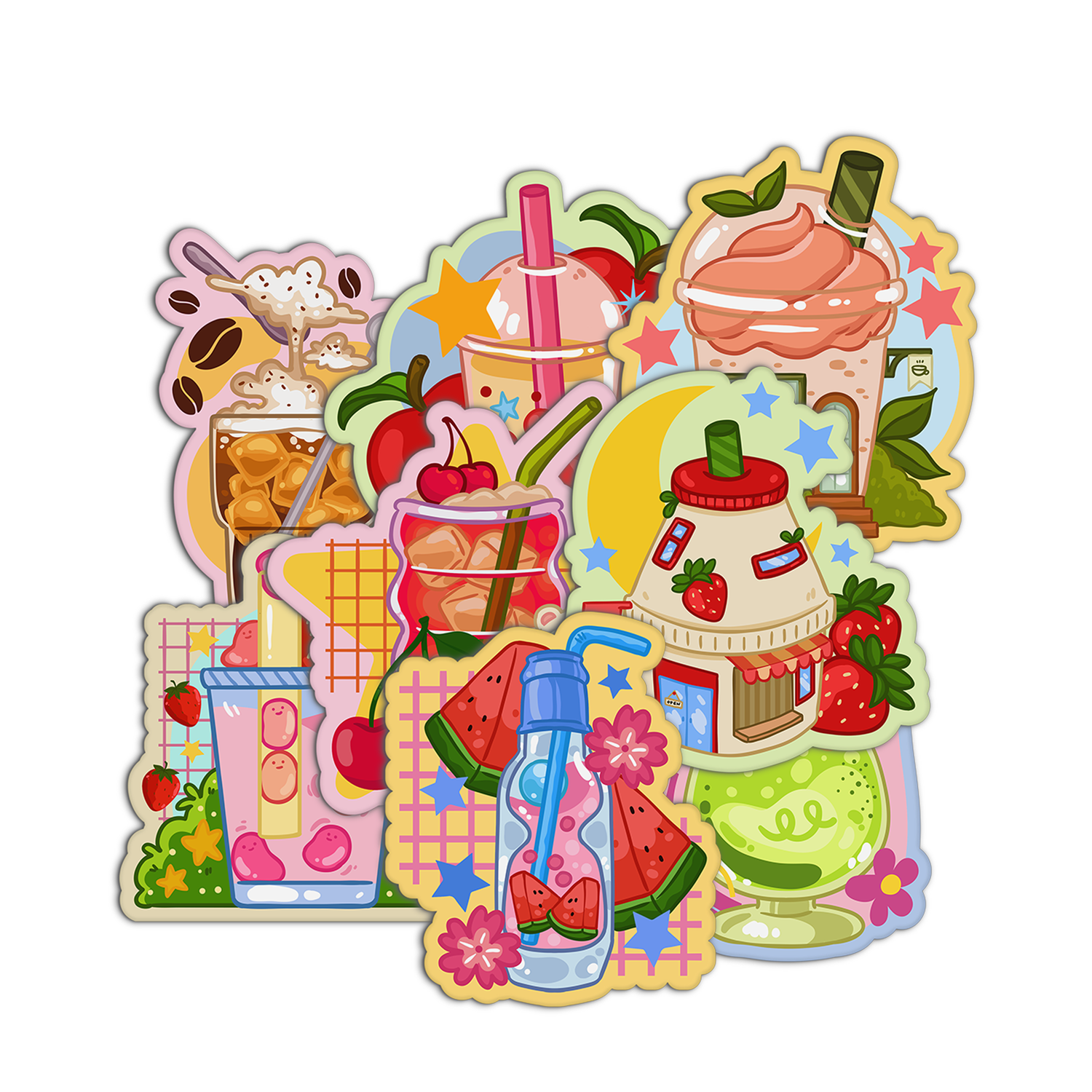 Cute Drinks Sticker