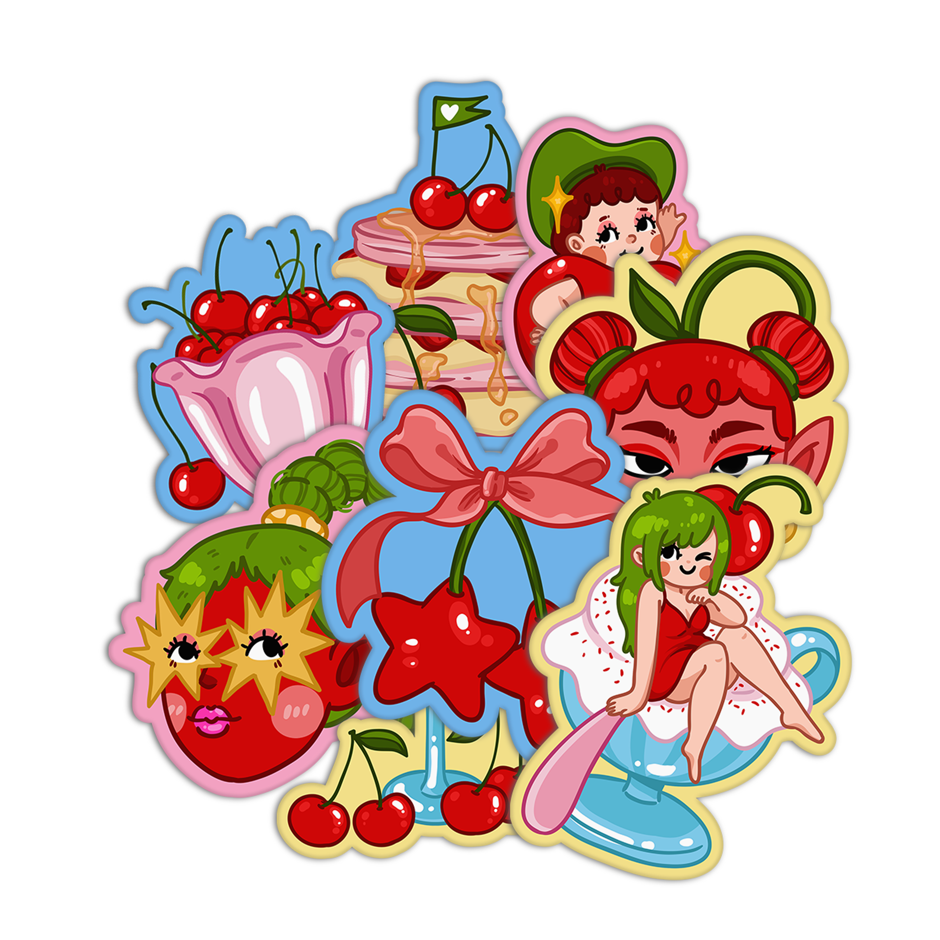 Cherries Sticker – The Stkr Store