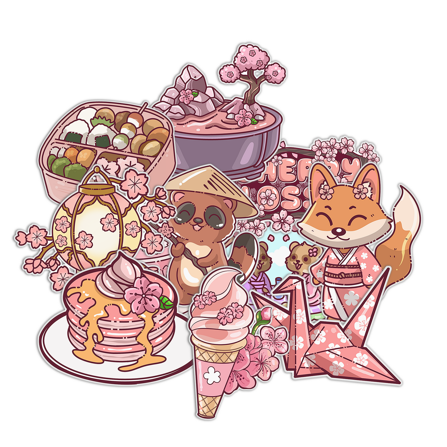 Cherry Blossom Stickers
