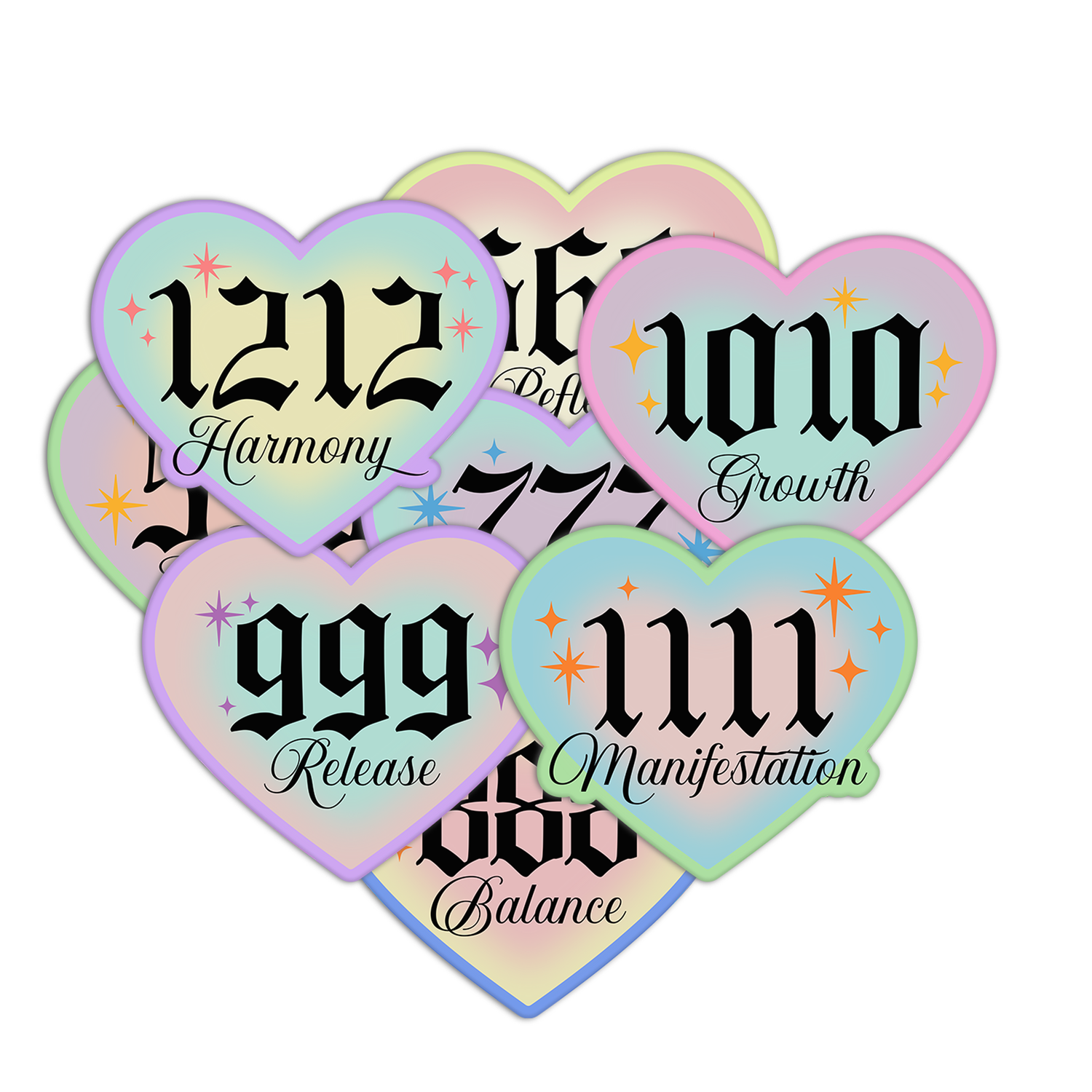 Angel Number Stickers