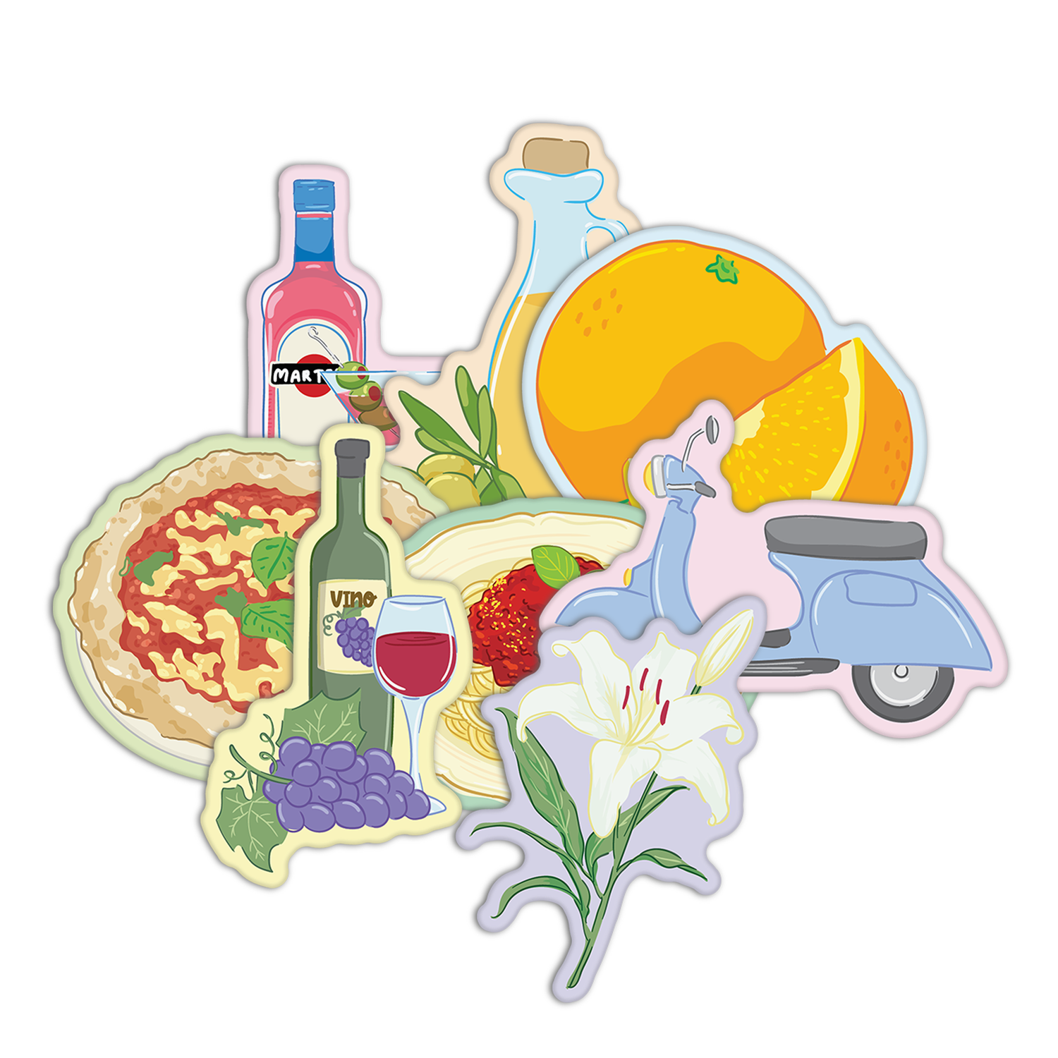 Italian Vibes Sticker