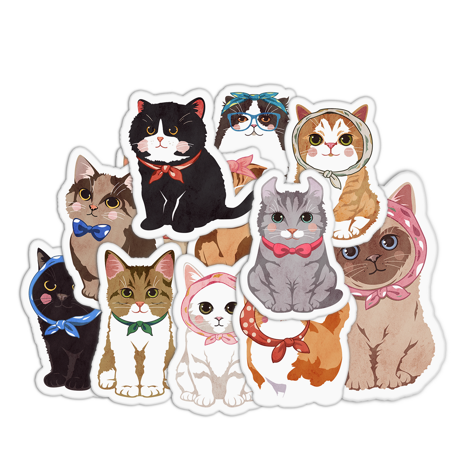 Cute Cats Stickers