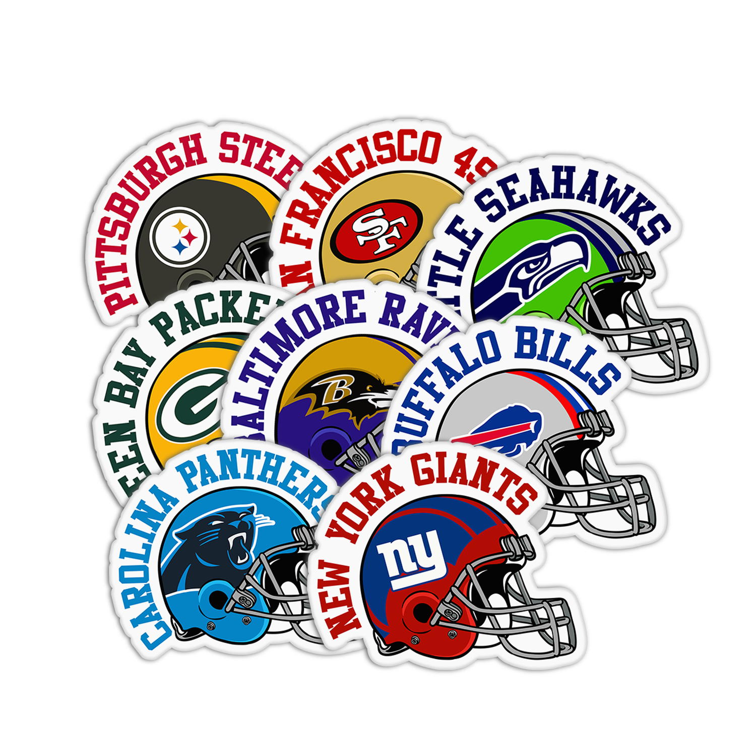 NFL Helmet Stickers