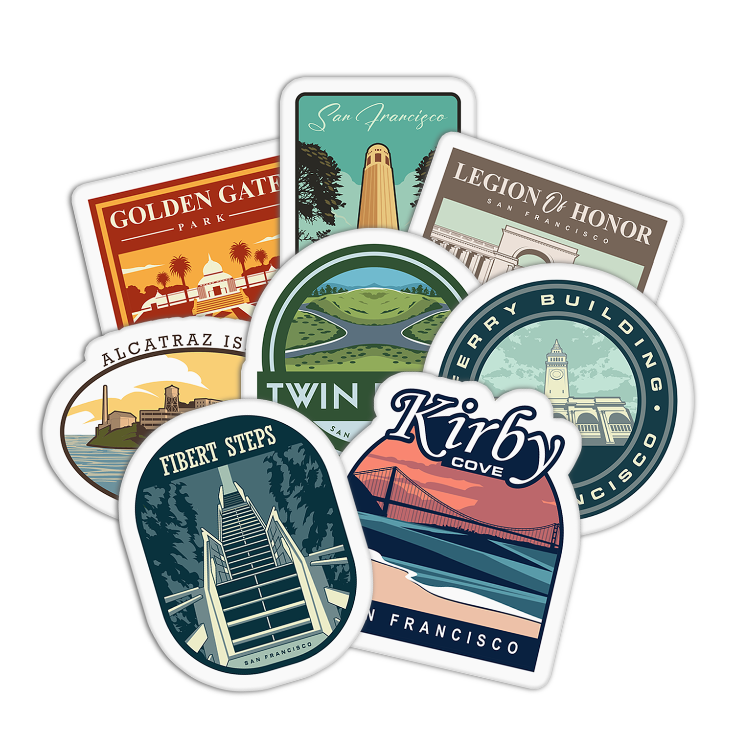 Travel Series San Francisco Sticker