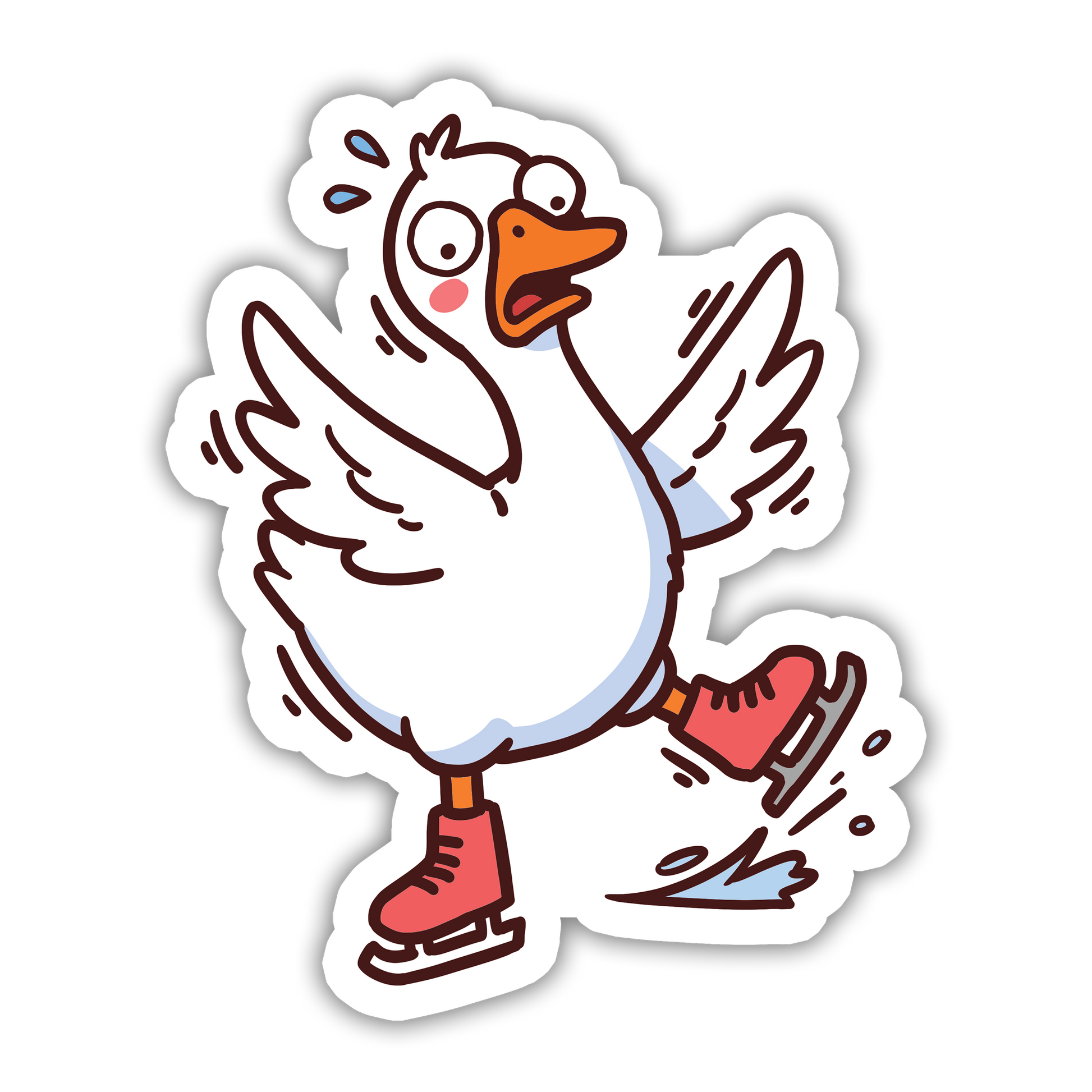 Icecapades - Silly Goose Sticker - The Stkr Store