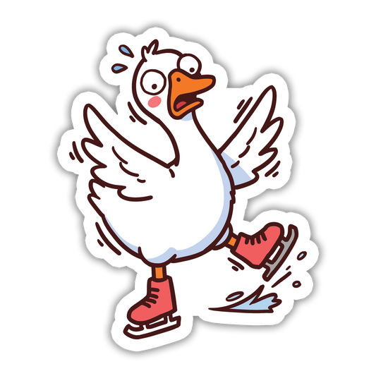 Icecapades - Silly Goose Sticker - The Stkr Store
