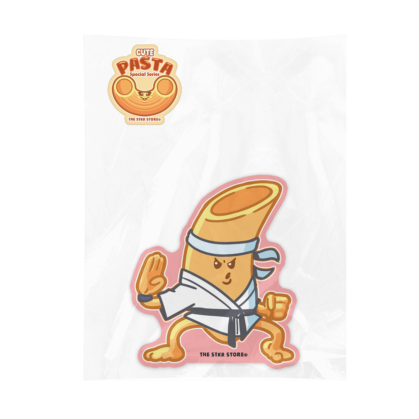 Penne Karate Pasta Sticker