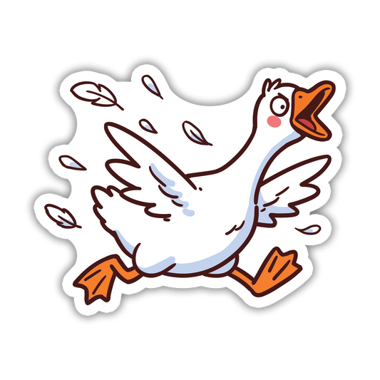 Honk of Fury - Silly Goose Sticker - The Stkr Store