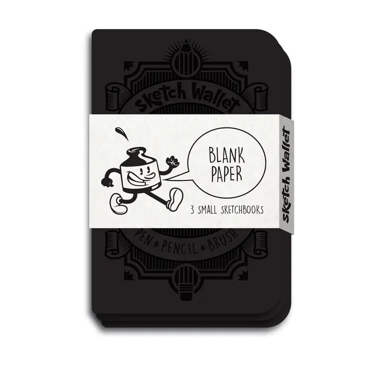 Small Blank Paper Sketchbooks - 3 Pack Inky's - The Stkr Store