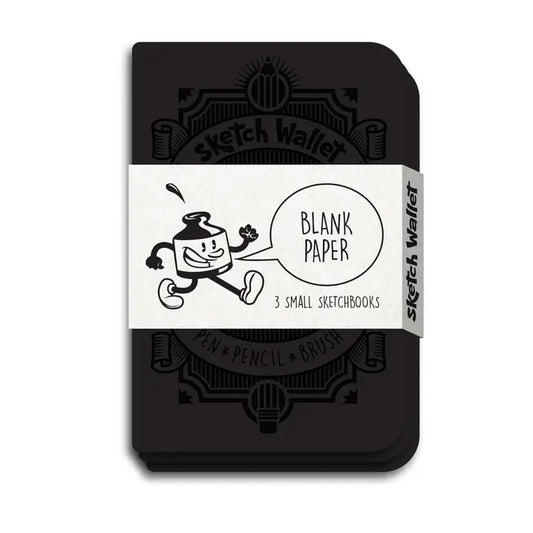 Small Blank Paper Sketchbooks - 3 Pack Inky's - The Stkr Store