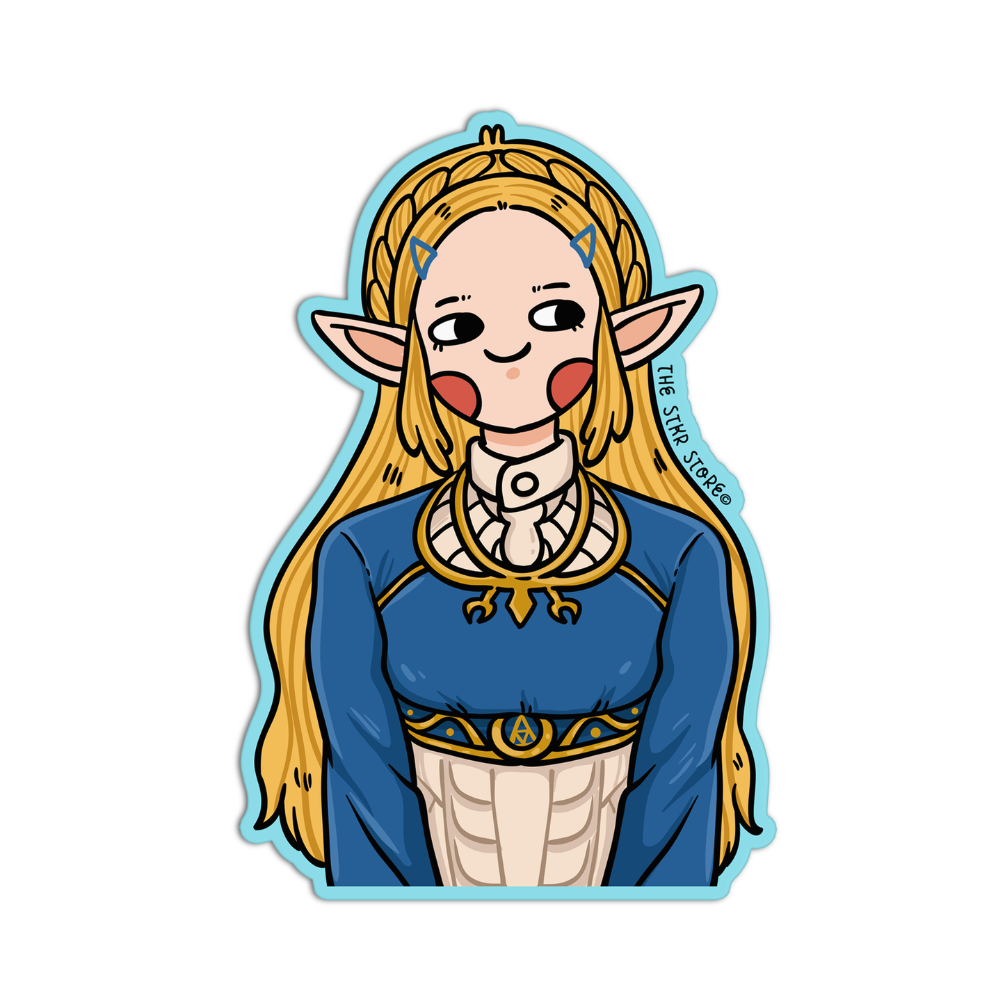 Zelda Long Hair Legend of Zelda Sticker