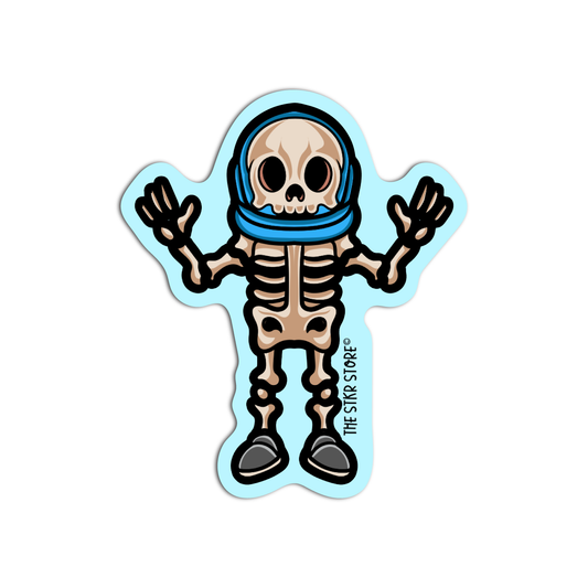 Skeleton Astronaut Skeleton Sticker