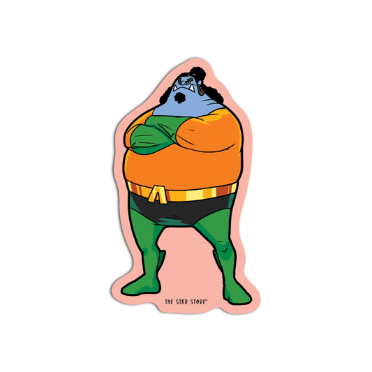Jinbei as Aquaman One Pie cosplay DC Sticker