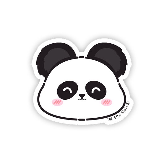 Peaceful Panda - Cute Animals Face Sticker