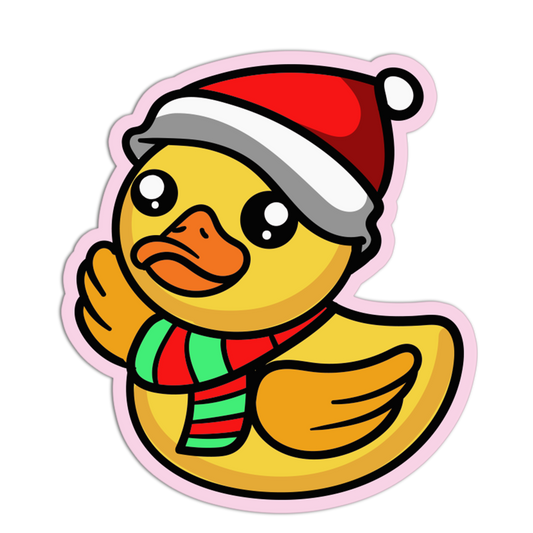 Santa Rubber Duck Stickers