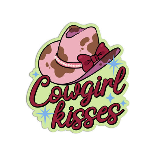 Cowgirl Kisses Coquette Cowgirl Textured Stickers