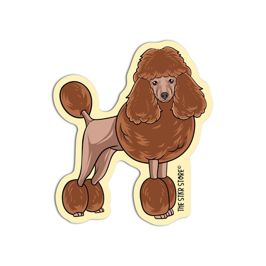Poodle Dog Breed Stickers