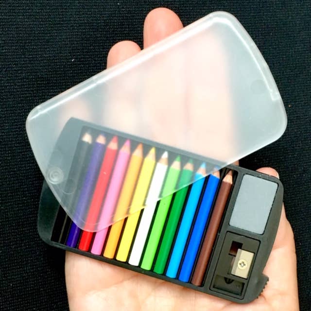 Mini Pencils in Card in Tub Display