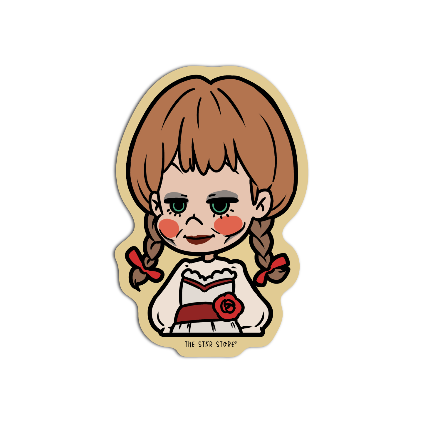 Doll Horror Sticker