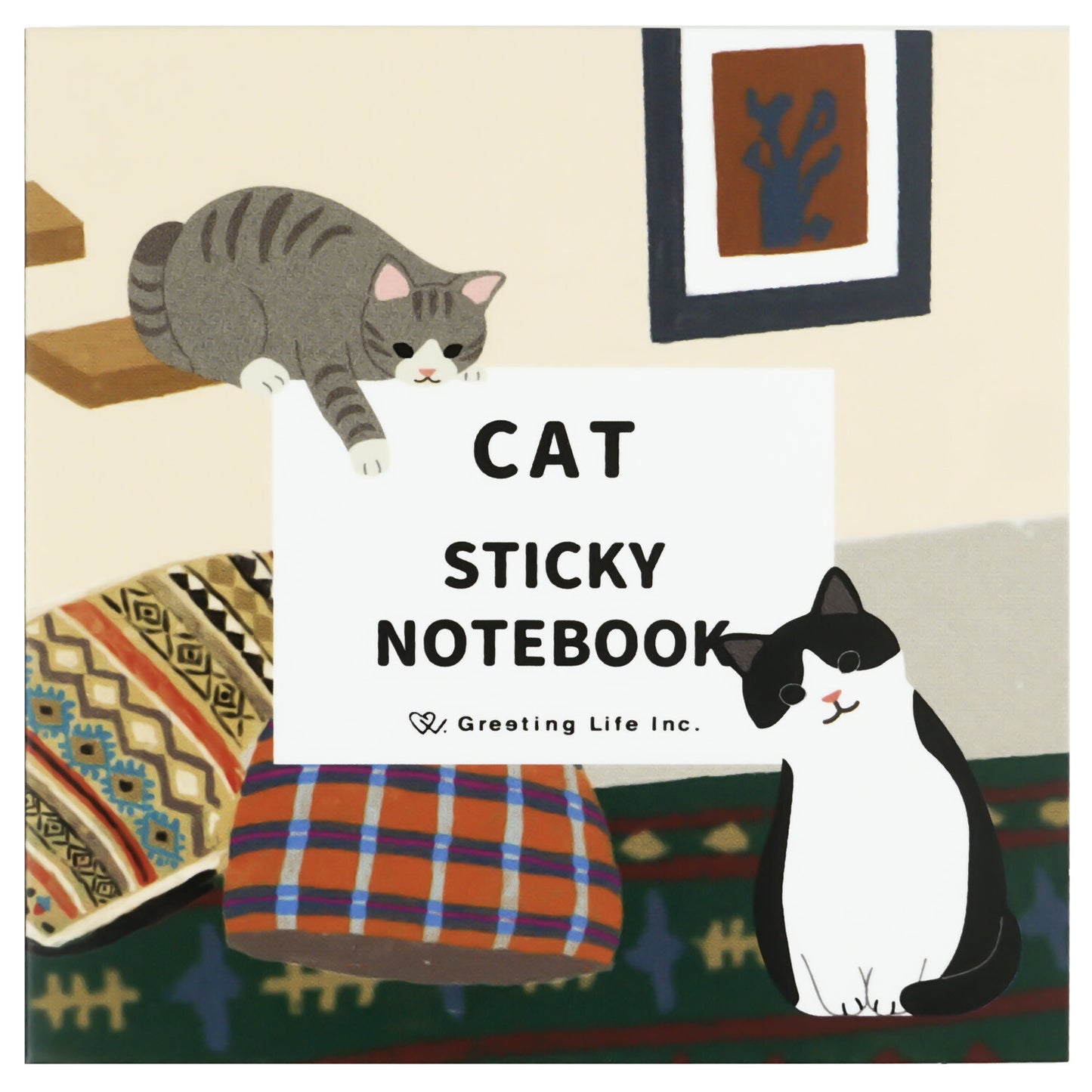 Greeting Life Die-Cut Sticky Note Book