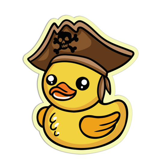 Pirate Rubber Duck Stickers