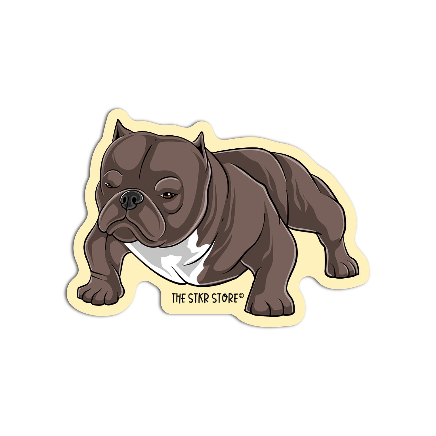 American Bully Dog Breed Stickers