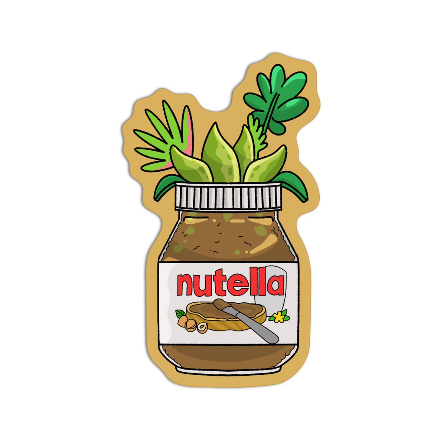 Nutella Planters Sticker