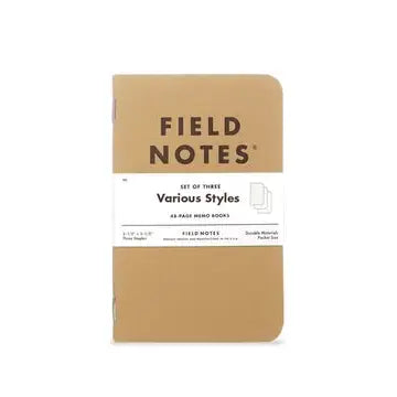 Original Kraft 3-Packs Memo Books - The Stkr Store