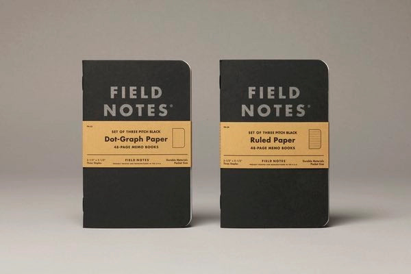 Pitch Black Memo Book - The Stkr Store