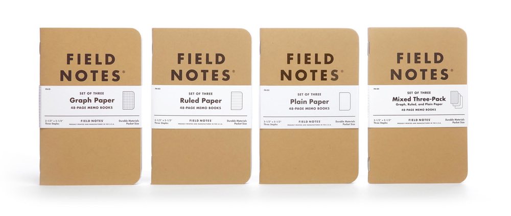 Original Kraft 3-Packs Memo Books - The Stkr Store