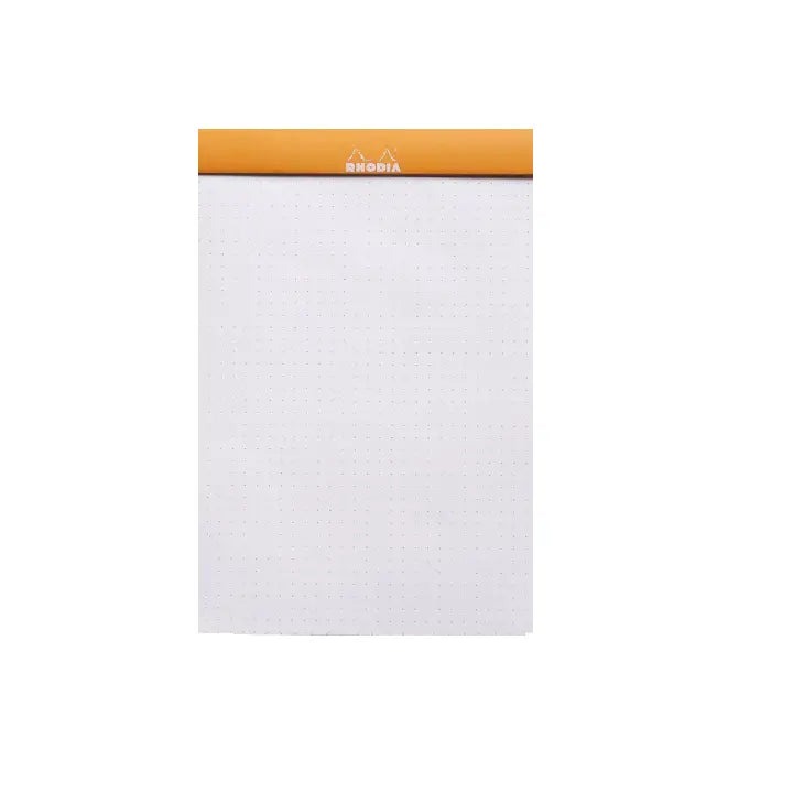 Rhodia Dot Staplebound Orange Cover Notepad - The Stkr Store