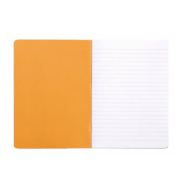 Rhodia Orange Lined Staple Bound Notebook - The Stkr Store