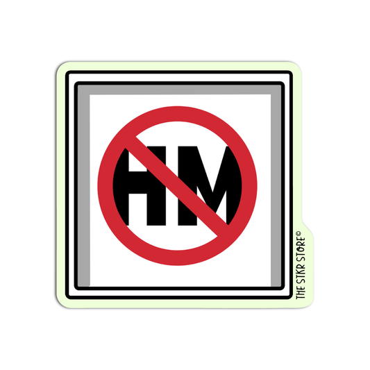 Hazardous Materials Prohibited Road Sign Sticker