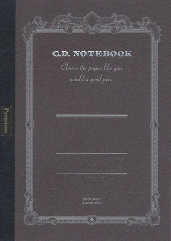 Premium CD Notebook Blank A6/A4 Black