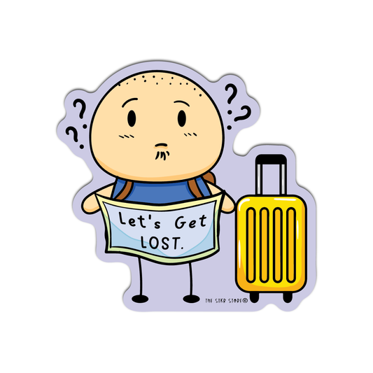 Let's Get Lost Sean Potato's Vacation Sticker