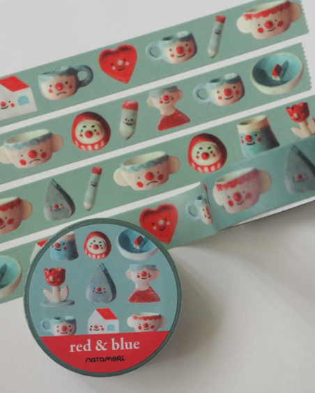 Red & Blue Washi Tape
