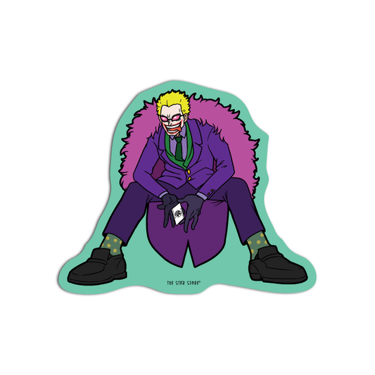 Doffy as Joker One Pie cosplay DC Sticker