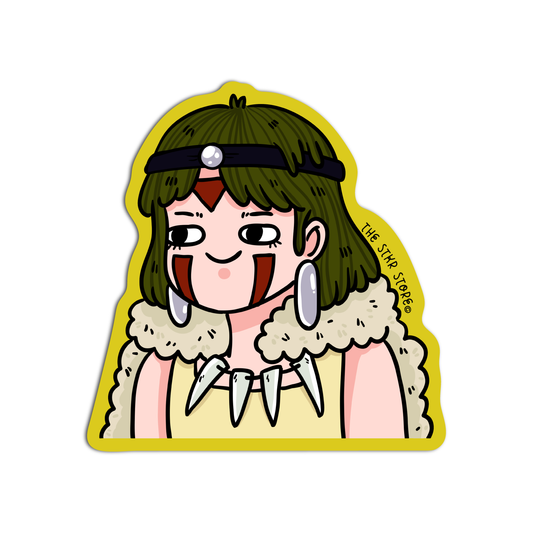 Princess Mononoke Studio Studio and Puff Sticker