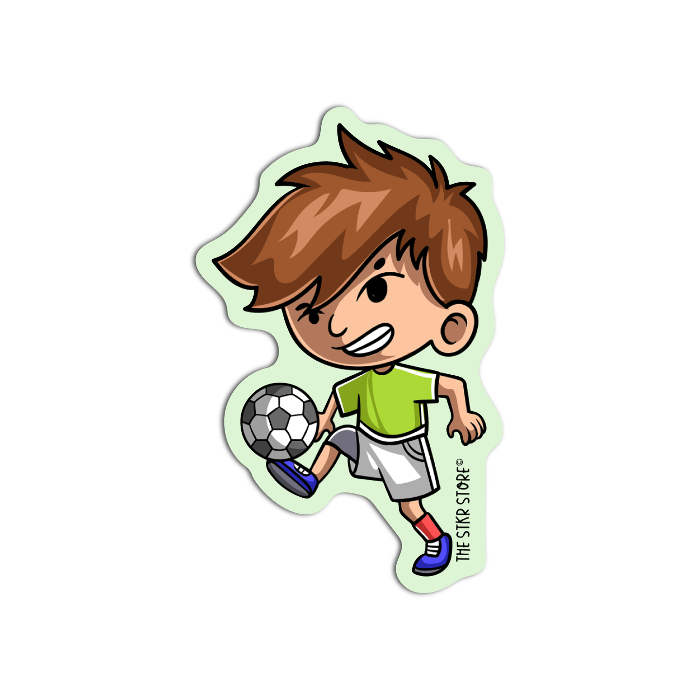 Soccer Sports Character Sticker