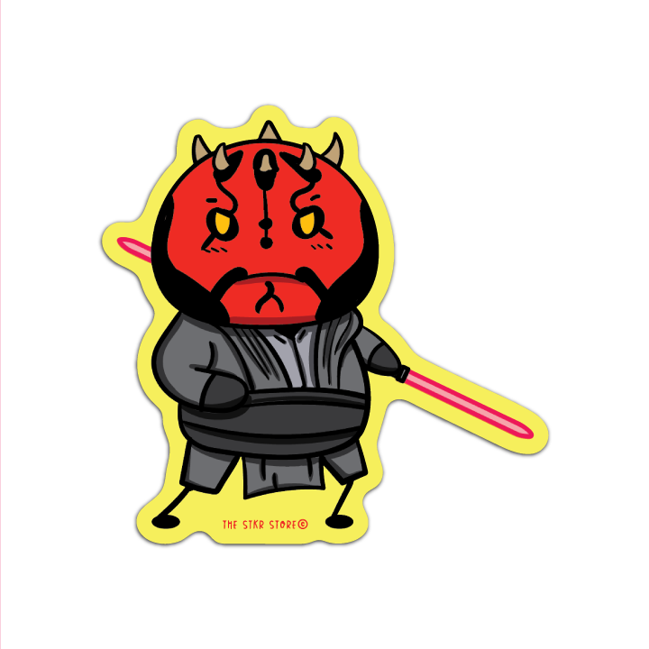 Sean Potato as Dark Mole Cosplay Starwars Sticker