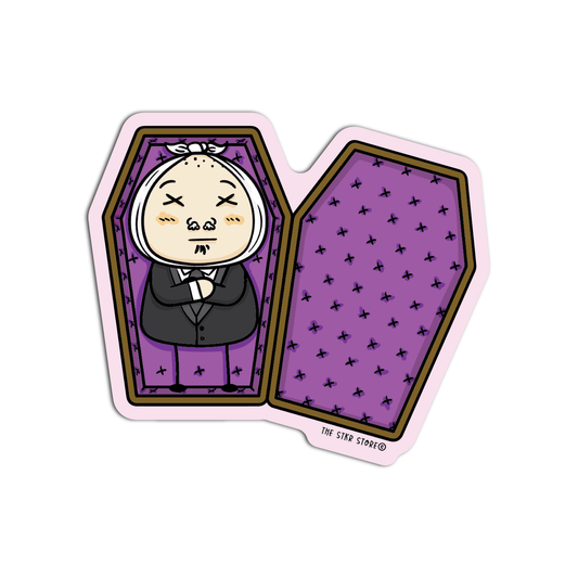 Sean in a Coffin Sean Potato Funny Sticker